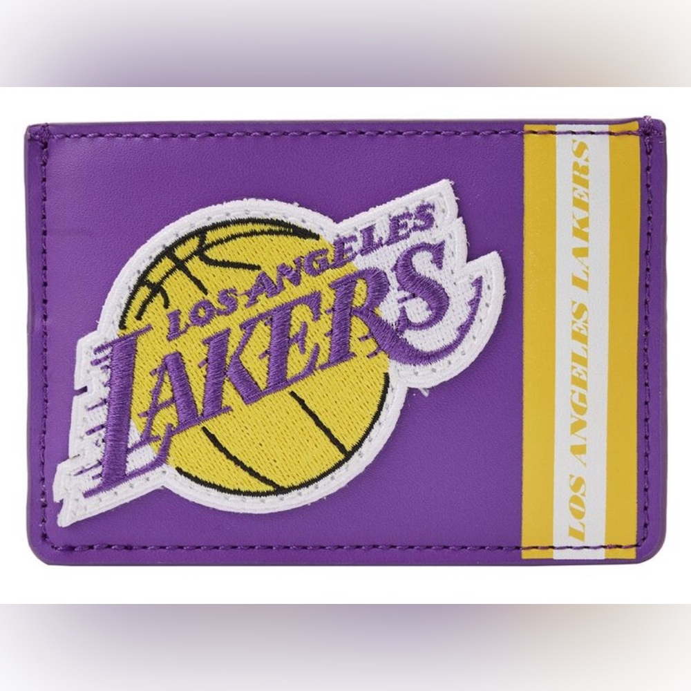 Lakers icon patch card holder